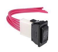 Interruttore universale a 5 pin per finestrino dell'auto, interruttore a bilanciere per controllo auto, interruttore a bilanciere e cablaggio momentaneo interruttore sollevatore di vetro DC 12 V