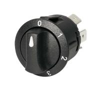 INTERRUTTORE UNIVERSALE A ROTAZIONE 12/24 VOLT - 4 POSIZIONI - MASSIMO 10A