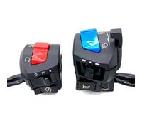 Interruttore Universale Da Manubrio Per Moto 22mm - Comandi Per Aria, Faro, Clacson, Frecce E Avviamento Elettrico Manubrio Kill Interruttore(1 Pair)