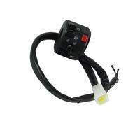 Interruttore Universale Per Manubrio Moto Da 22mm 7/8" Per Indicatori Di Direzione, Fari Fendinebbia E Avviamento Interruttore Del manubrio(Left Switch)