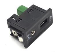 Interruttore USB AUX, 5Q0035726E, interfaccia audio in metallo plastica, compatibile per Golf 7 MK7 per Passat B8 per CarPlay per sistemi multimediali