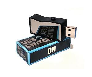 Interruttore USB On / Off Switch - USB 3.0 e 2.0 - Adattatore Interruttori para PC ecc - HmbG 1401