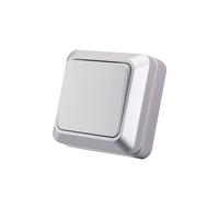 Interruttore va e vieni, interruttore a parete argento 1 via, interruttore meccanico a parete 86 mm, interruttore standard 10 Amp, 250 V