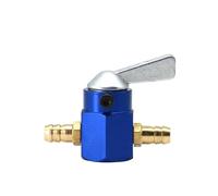 Interruttore valvola carburante moto Rubinetto valvola interruttore benzina serbatoio carburante carburatore moto da 6 mm e 8 mm(8mm blue)