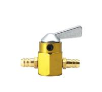 Interruttore valvola carburante moto Rubinetto valvola interruttore benzina serbatoio carburante carburatore moto da 6 mm e 8 mm(8mm yellow)