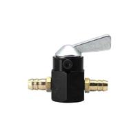 Interruttore valvola carburante moto Rubinetto valvola interruttore benzina serbatoio carburante carburatore moto da 6 mm e 8 mm(8mm black)