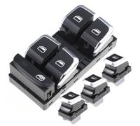 Interruttore Vetro Elettrico Compatibile Con A4 S4 RS5 Per Allroad B8 Q5 A5 2008-2015 8K0959851F 10 Pin 8K0959855B 4 Pin Interruttore Elettrico Per Finestra Cromato(Set)