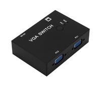 Interruttore video, 2 In 1 Out VGA Switch Splitter Porte Video Converter Adattatore 1080P Cable Switcher per uffici domestici, data center
