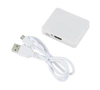 Interruttore video, 4K 1X2 Splitter Switch Switcher Full HD 1080p Video Split 1 In 2 Out Amplificatore Doppio per uffici domestici, data center(White)