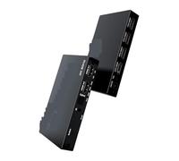 Interruttore video, 4K 60hz HMI Switch Splitter 2x2 2x4 Switcher 3.5mm Aud 3D Video Converter For PS4 DVD TV Box PC To 2 4 Monitor Projector per uffici domestici, data center(2x2)