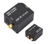 Interruttore video, Convertitore audio digitale-analogico Supporta fibra ottica Toslink segnale coassiale a RCA R/L Decoder SPDIF DAC per uffici domestici, data center