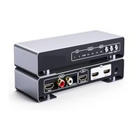 Interruttore video, Estrattore audio EARC 4K60Hz a R/L ottico Toslink Spdif 7.1/5.1 convertitore switch splitter per uffici domestici, data center