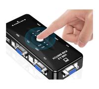 Interruttore video, Switch KVM USB 2.0 4 porte VGA Splitter Stampante Mouse Tastiera Pendrive Share Switcher 1920 * 1440 Box Adattatore per uffici domestici, data center