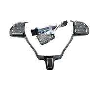 Interruttore Volante Multifunzione Per VW Per Passat Per Tiguan Per Magotan Controller Multifunzione Mozzi Interruttore Volante Universale Pulsante Controllo Senza Fili A Distanza(StyleB Thin 10 key)