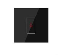 Interruttore WiFi 20A per automazione domestica intelligente, supporta scaldabagno e condizionatore d'aria, telecomando tramite app, pronto per la voce (nero)