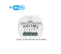 (Interruttore WiFi a 2 canali) Modulo interruttore WiFi Moes Smart Zigbee con dimmer, interruttore per tende,