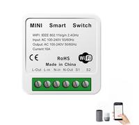 Interruttore WiFi - con Funzione Timer Modulo di Controllo Remoto - Pulsante Intelligente | Per La Casa Soggiorno Ventilatore Riscaldatore Acqua Condizionatore