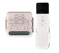 Interruttore wifi con telecomando per tapparelle,rf Modulo Comando Smart Timer per Tapparelle Elettriche, Controllo Vocale con Alexa e Google Home, comando App Smart Life, Relè WiFi per Tende (1)