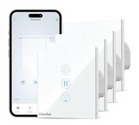 Interruttore WiFi, GreenSun Interruttore Per Tapparelle, Compatibile con Alexa e Google Home, Smart Life/Tuya APP Controllo Remoto, Per Aprire e Chiudere le Tende, 4PCS