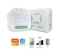 INTERRUTTORE WIFI LUCE RELE CONTROLLO PULSANTE E TELECOMANDO GOOGLE HOME ALEXA