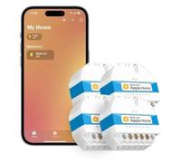 Interruttore WiFi per relè funziona con Apple HomeKit, modulo relè meross, per smart home fai da te, funziona con Alexa e Google, 2,4 GHz, 4 pezzi