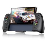 Interruttore wireless 2 controller, effetto Hall Joystick Pro, interruttore portatile in un unico pezzo, 2 controller Joy Con di ricambio con RGB/4 slot per schede/asse giroscopico/turbo/doppia