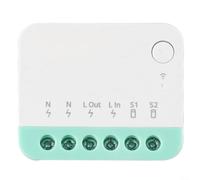 Interruttore WLAN Mini R4M compatibile con interruttore WLAN Alexa Smart | Supporta interruttori momentanei e SPDT, ideale per il controllo degli accessi, cablaggio flessibile, affidabile