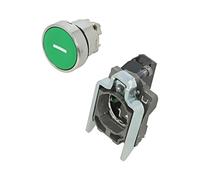 Interruttore XB4BA3311: pressione 22 mm NO piatto verde Ø22 mm Harmony XB4 SC...