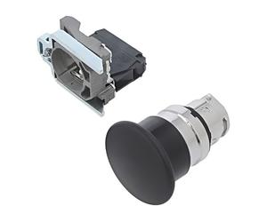 Interruttore XB4BC21: pressione 22 mm fungo - Harmony XB4 Ø22 mm SCHNEIDER EL...