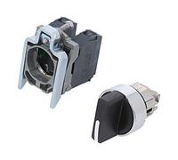 Interruttore XB4BD33: rotazione - 22 mm NO x2 nero mancanza 3A/240VAC IP66 SC...