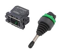 Interruttore XD5PA12: Joystick 22mm Asta.Pos: 2 NO x2 Nero Mancanza IP66 TAGL...