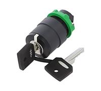 Interruttore ZB5AG0: interruttore girevole con chiave asta 22 mm. Pos: 3 nero...
