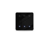 Interruttore Zigbee DIY con Nome, Versione Europea, Completamente Nero, Pannello Touch, Display Intelligente, Compatibile con L'App Tuya Life, 3