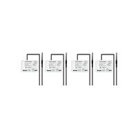 Interruttore Zigbee Intelligente Tuya da 4 Pezzi con Sensore di Temperatura Relè Zigbee A Contatto Asciutto Passivo Funziona con Home Assistant
