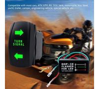 Interruttori A Bilanciere Interruttore Fari Con Kit Relè Flasher LED Verde