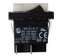 Interruttori a bilanciere serie KEDU HY12-9, interruttori a pulsante per elettrodomestici e dispositivi simili, 125/250V 20A HY12-9-7(HY12-9-7)