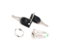 Interruttori A Chiave Blocco Sicurezza FOO MAUSING 12MM 3A VALUTA DELLA VALUTAZIONE DELLA TETTA IMPORTO ELETTRICA PER GOKARTS MOTORE INTERRUMENTI CHIAVI ROTARIO METALE