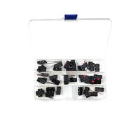 Interruttori a levetta 40 pezzi/scatola interruttore 2P/3Pin NO/NC Mini interruttore di fine corsa 5A 250VAC KW12 rullo Arco leva Azione istantanea spingere interruttori interruttore scorrevole