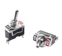 Interruttori a levetta a bilanciere for auto pesanti da 5 pezzi 15A 250V 2 pin SPST ON/OFF Interruttori a bilanciere(5Pcs 2nd gear 2)