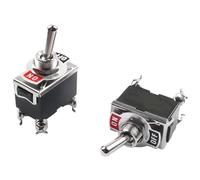 Interruttori a levetta a bilanciere for auto pesanti da 5 pezzi 15A 250V 2 pin SPST ON/OFF Interruttori a bilanciere(5Pcs 2nd gear 4)