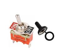 Interruttori a levetta in miniatura da 15 A 250 V, leva a pollice, accensione/spegnimento, elettronica, SPST, SPDT, DPDT, cappuccio a bilanciere, 1 pezzo(1021P ON-OFF,Latching)