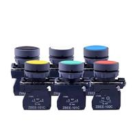 Interruttori a pulsante a testa piatta XB5AA31 A42 rosso normalmente chiuso verde normalmente aperto in plastica punto di avvio e arresto NC(XB5AA13C)