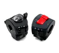 Interruttori A Pulsante Da 22mm Per Moto Comando Universale A Manubrio Per Clacson, Indicatori Di Direzione, Fari E Avviamento Elettrico(1pair)
