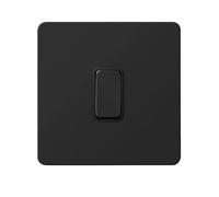 Interruttori a pulsante da parete in acciaio inossidabile nero a doppio comando, dimmer, lampade in stile retrò e prese di corrente domestiche(1Gang Switch)