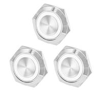 Interruttori a Pulsante Momentanei Luce LED dal Design Compatto Set di 3 Pezzi