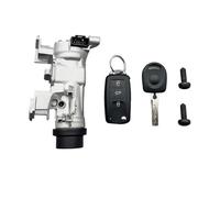 Interruttori a pulsante per auto Interruttore di accensione, cilindro bloccaggio dello sterzo e chiave adatti per Audi A3 8P, Touran, Tiguan, Caddy 2K, per VW Golf