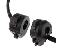 Interruttori A Pulsante Per Indicatori Direzione Moto Da 7/8"22mm Comando Universale Lato Sinistro Destro Per Abbaglianti/anabbaglianti Blocco Comandi Moto(Left right)