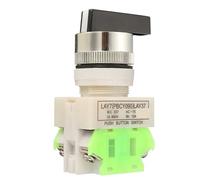 Interruttori a pulsante selettori a due/tre posizioni da 22 mm LAY37 con 4 terminali a vite ON-OFF/ON-OFF-ON(2 position)