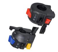 Interruttori A Pulsante Universali Per Moto Manubrio Da 7/8"- Lato Sinistro E Destro - Per Clacson, Fari, Fendinebbia Avviamento Elettrico Blocco Comandi Moto