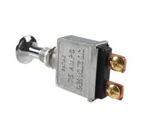 Interruttori a spinta automobilistica - Strong Metal Construction, Precision 75 AMP Powers | Strumento di modifica marina del trattore per veicoli da 6-28 V, attrezzatura a manopola di controllo Chrom
